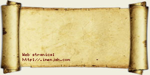 Jovana Beslać vizit kartica